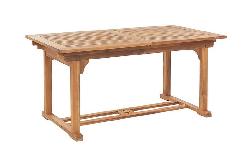 Trädgårdsmöbelset av bord och 6 stolar JAVA - Trä/natur - Utemöbler - Utemöbelgrupp - Matgrupper utomhus