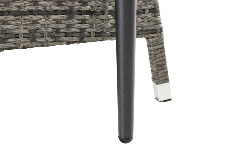 ZAIDE Matbord 150 cm + 4st Thor Lyx Fåtölj med Armledare - Utemöbler - Utemöbelgrupp - Matgrupper utomhus