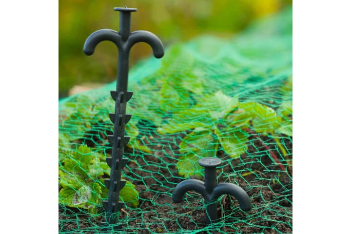 Nature Nätfästen 10 st 25 cm - Svart - Utemöbler - Övrigt utemöbler - Tillbehör - Övriga trädgårdstillbehör