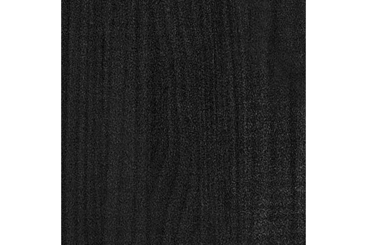 Odlingslåda svart 31x31x70 cm massiv furu - Svart - Utemöbler - Övrigt utemöbler - Tillbehör - Övriga trädgårdstillbehör