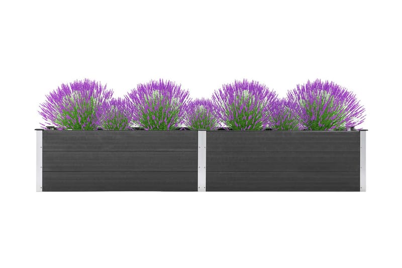 Odlingslåda upphöjd 300x50x54 cm WPC grå - Grå - Utemöbler - Övrigt utemöbler - Tillbehör - Övriga trädgårdstillbehör