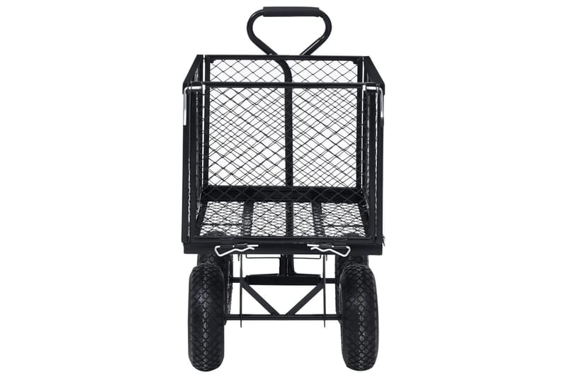 Trädgårdsvagn svart 350 kg - Utemöbler - Övrigt utemöbler - Tillbehör - Övriga trädgårdstillbehör