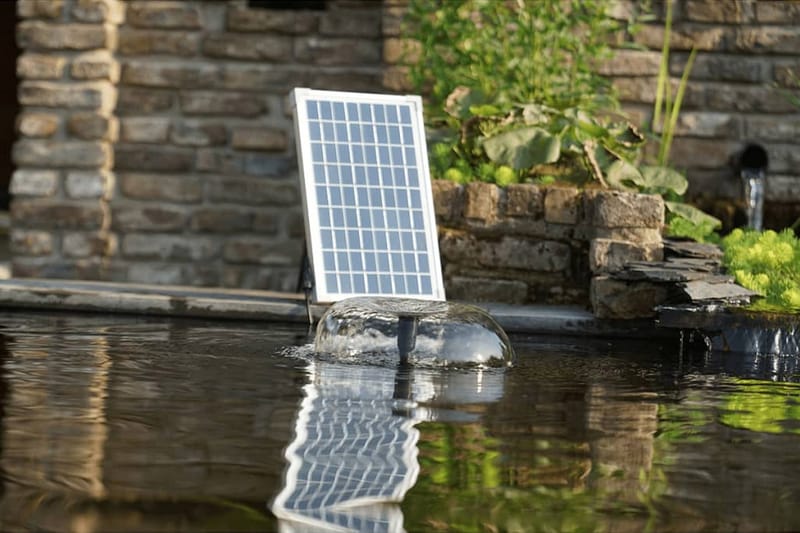 Ubbink Soldriven vattenpump set med batteri SolarMax 1000 13