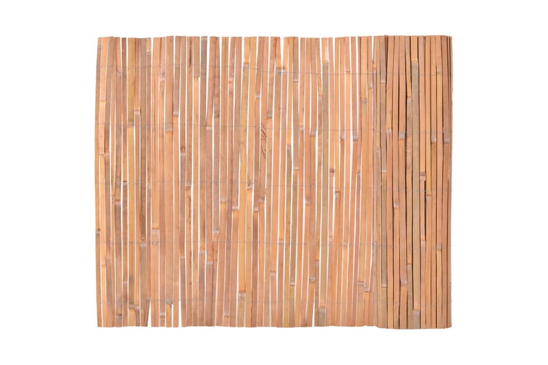 Bambustaket 100x400 cm - Brun - Utemöbler - Övrigt utemöbler - Tillbehör - Staket & grindar