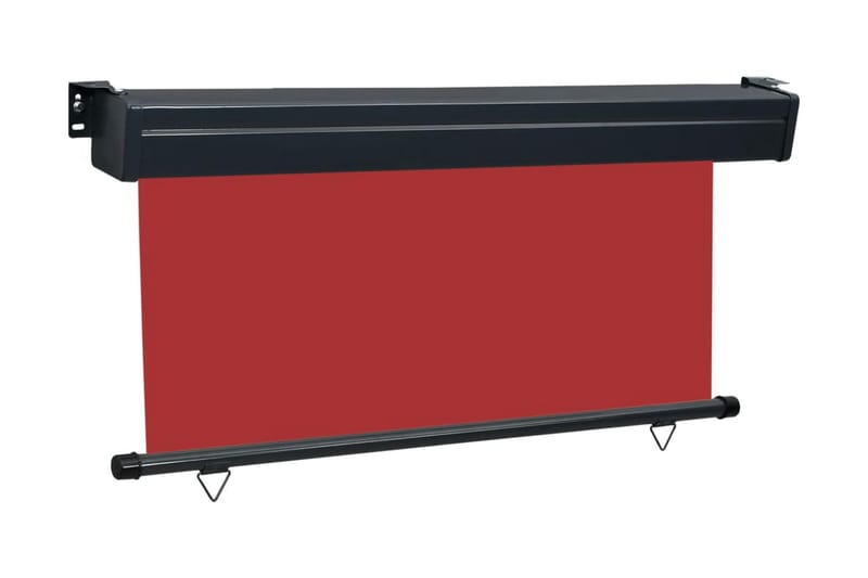 Balkongmarkis 170x250 cm röd - Röd - Utemöbler - Solskydd - Markiser