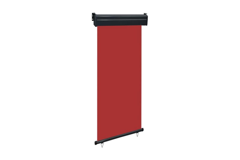 Balkongmarkis 80x250 cm röd - Röd - Utemöbler - Solskydd - Markiser