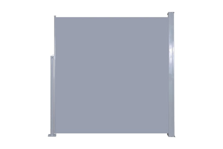 Infällbar sidomarkis 140x300 cm grå - Grå - Utemöbler - Solskydd - Markiser