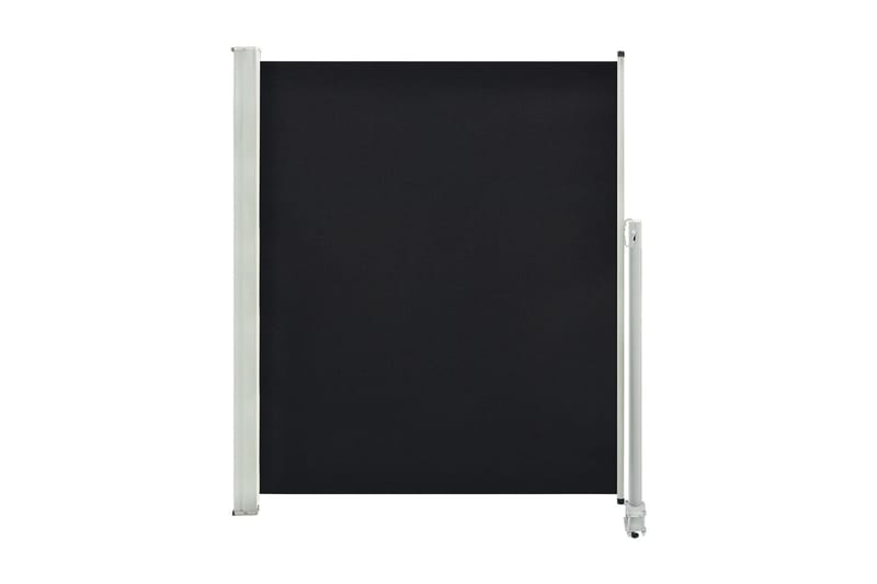 Infällbar sidomarkis 160x300 cm svart