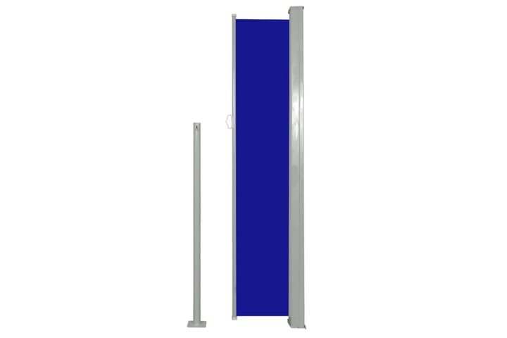 Infällbar sidomarkis 160x500 cm blå - Blå - Utemöbler - Solskydd - Markiser