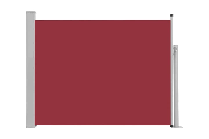 Infällbar sidomarkis 170x500 cm röd