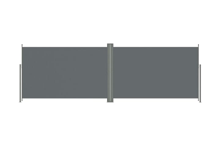 Infällbar sidomarkis 200x600 cm antracit - Grå - Utemöbler - Solskydd - Markiser - Sidomarkis