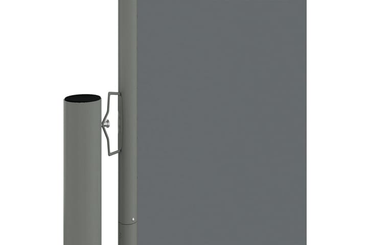Infällbar sidomarkis 200x600 cm antracit - Grå - Utemöbler - Solskydd - Markiser