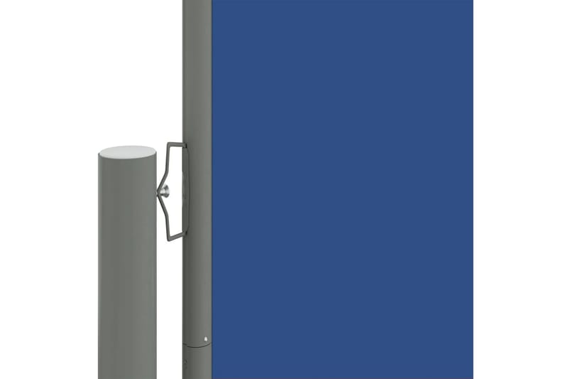 Infällbar sidomarkis 220x1000 cm blå - Blå - Utemöbler - Solskydd - Markiser