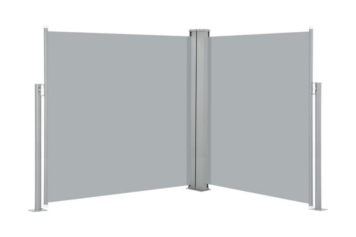 Infällbar sidomarkis antracit 140x600 cm - Grå - Utemöbler - Solskydd - Markiser