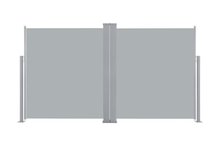 Infällbar sidomarkis antracit 140x600 cm - Grå - Utemöbler - Solskydd - Markiser