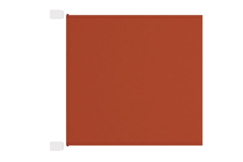 Markis vertikal terrakotta 140x360 cm oxfordtyg - Röd - Utemöbler - Solskydd - Markiser