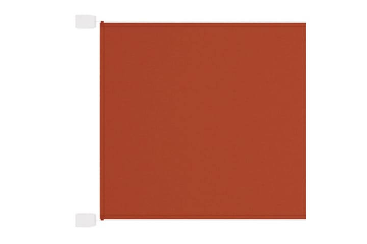 Markis vertikal terrakotta 140x360 cm oxfordtyg - Röd - Utemöbler - Solskydd - Markiser