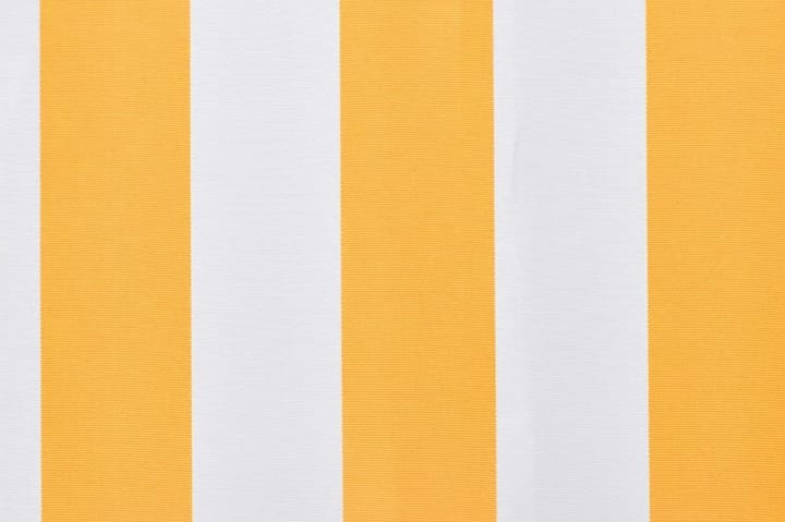 Markisduk solros 3x2,5 m gul & vit (utan ram) - Gul - Utemöbler - Solskydd - Markiser
