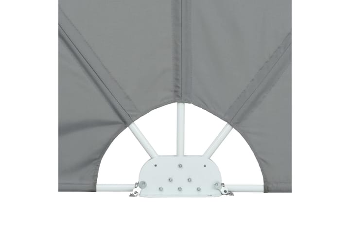 Sidomarkis för terrass grå 400x200 cm - Grå - Utemöbler - Solskydd - Markiser