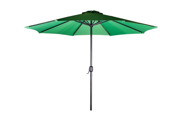 Parasoll BAHAMA D27m med vev färg: silver/grönt - Utemöbler - Solskydd - Parasoll