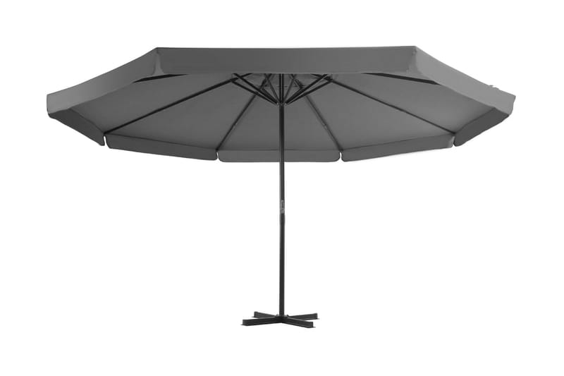 Parasoll med portabel bas antracit - Grå - Utemöbler - Solskydd - Parasoll