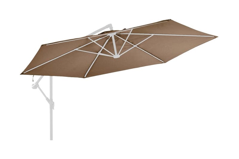 Reservtyg för frihängande parasoll taupe 350 cm - Utemöbler - Solskydd - Parasoll - Hängparasoll