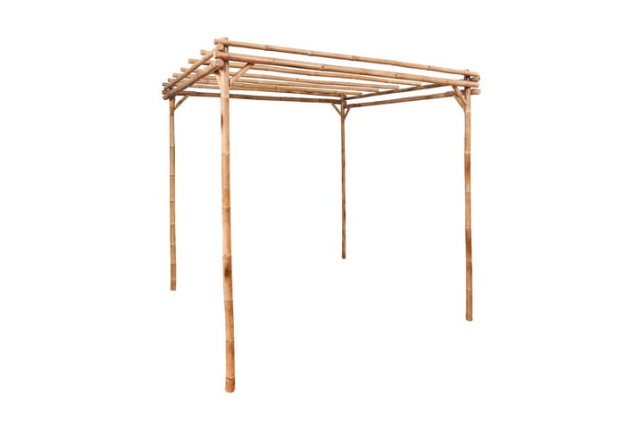 Pergola bambu 170x170x220 cm - Brun - Utemöbler - Solskydd - Pergola