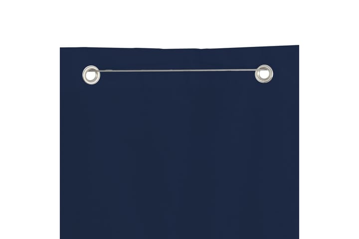 Balkongskärm blå 100x240 cm oxfordtyg - Blå - Utemöbler - Solskydd - Skärmskydd & vindskydd