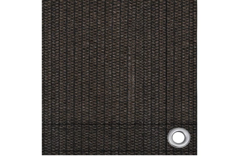 Balkongskärm brun 120x500 cm HDPE - Brun - Utemöbler - Solskydd - Skärmskydd & vindskydd