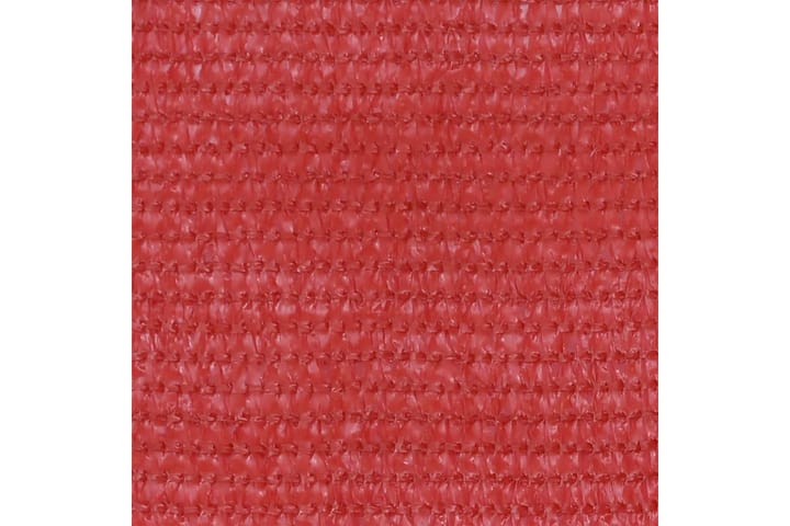 Balkongskärm röd 120x500 cm HDPE