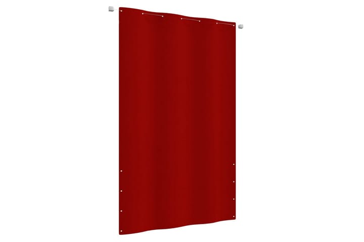 Balkongskärm röd 140x240 cm oxfordtyg - Röd - Utemöbler - Solskydd - Skärmskydd & vindskydd