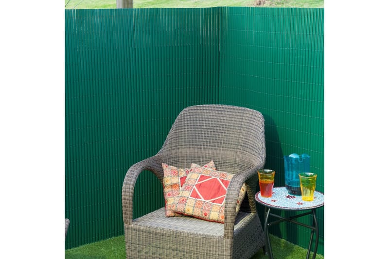 Nature Enkelsidigt insynsskydd PVC 1x3m grön - Grön - Utemöbler - Solskydd - Skärmskydd & vindskydd