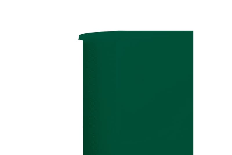 Vindskydd 5 paneler tyg 600x120 cm grön - Grön - Utemöbler - Solskydd - Skärmskydd & vindskydd