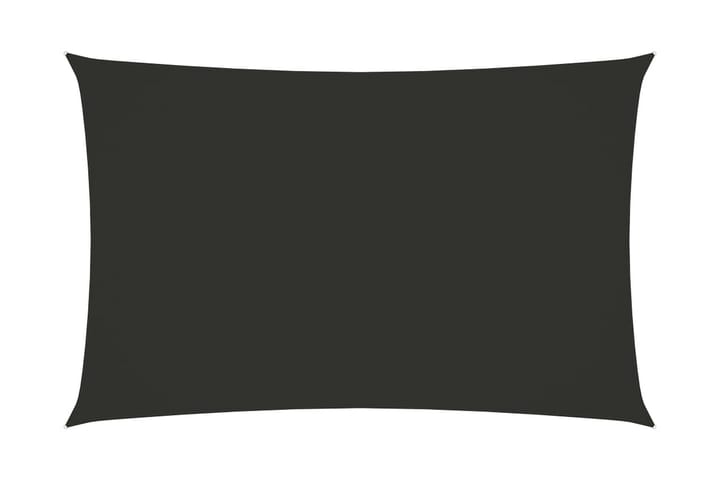 Solsegel oxfordtyg rektangulärt 2x5 m antracit - Grå - Utemöbler - Solskydd - Solsegel