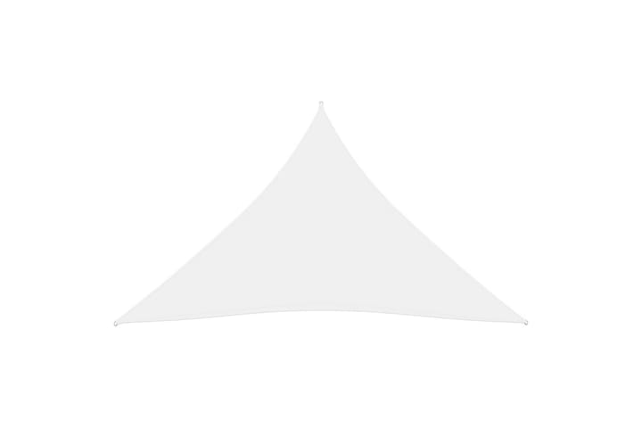 Solsegel Oxfordtyg trekantigt 4,5x4,5x4,5 m vit - Vit - Utemöbler - Solskydd - Solsegel