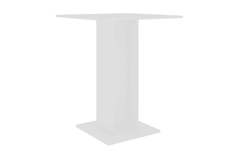 Bistrobord vit 60x60x75 cm spånskiva - Vit - Utemöbler - Trädgårdsbord & Utebord - Cafebord
