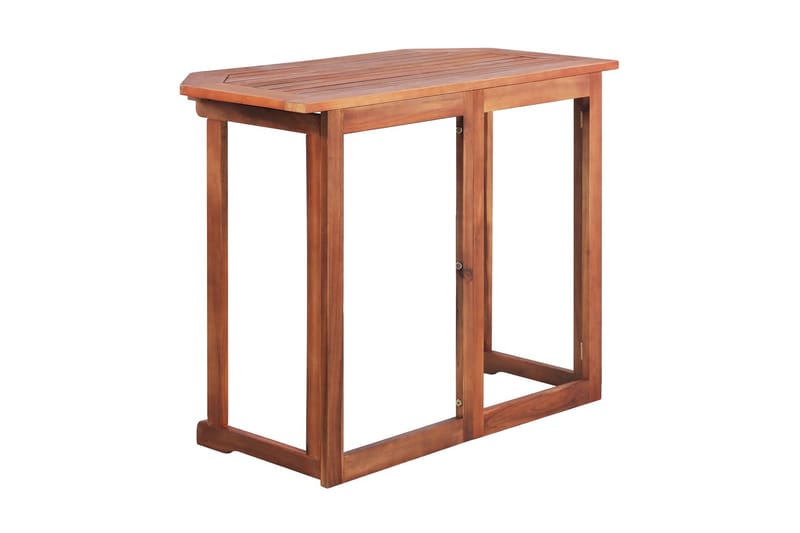 Cafébord 90x50x75 cm massivt akaciaträ - Brun - Utemöbler - Trädgårdsbord & Utebord - Cafebord