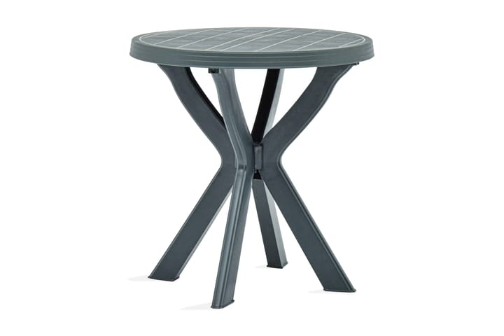 Cafébord grön Ã˜70 cm plast - Grön - Utemöbler - Trädgårdsbord & Utebord - Cafebord