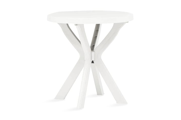 Cafébord vit Ã˜70 cm plast - Vit - Utemöbler - Trädgårdsbord & Utebord - Cafebord