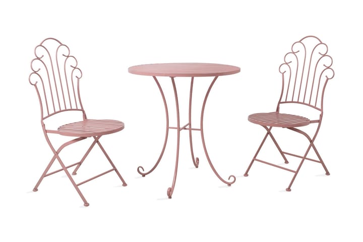 Rosy Balkongset Rosa - Utemöbler - Trädgårdsbord & Utebord - Cafebord