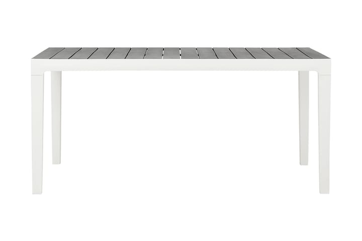 AGADIR Matbord 160 cm Grå/Vit - Utemöbler - Utestolar & fåtöljer - Utefåtöljer & loungefåtöljer