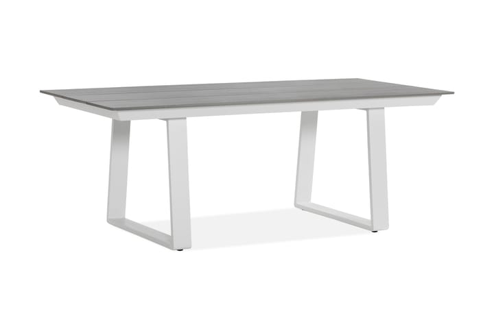 BRAÅS Matbord 200 cm Aintwood/Vit - Utemöbler - Trädgårdsbord & Utebord - Matbord ute
