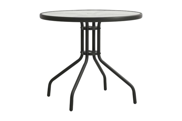 Cafébord antracit Ã˜80x71 cm stål - Grå - Utemöbler - Trädgårdsbord & Utebord - Matbord ute