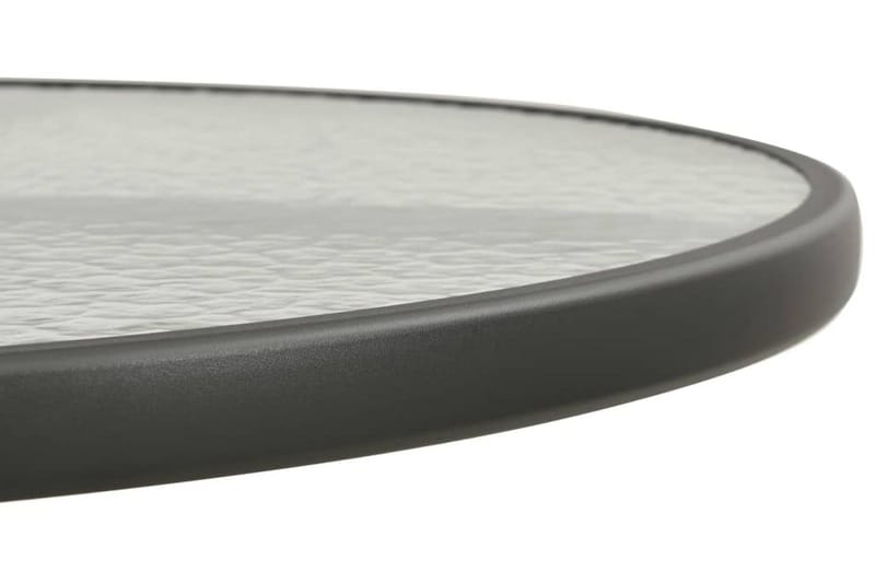 Cafébord antracit Ã˜80x71 cm stål - Grå - Utemöbler - Trädgårdsbord & Utebord - Matbord ute