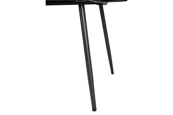 COLUMBIA Matbord 195 cm Ovalt Svart/Cappuccino - Utemöbler - Trädgårdsbord & Utebord - Matbord ute
