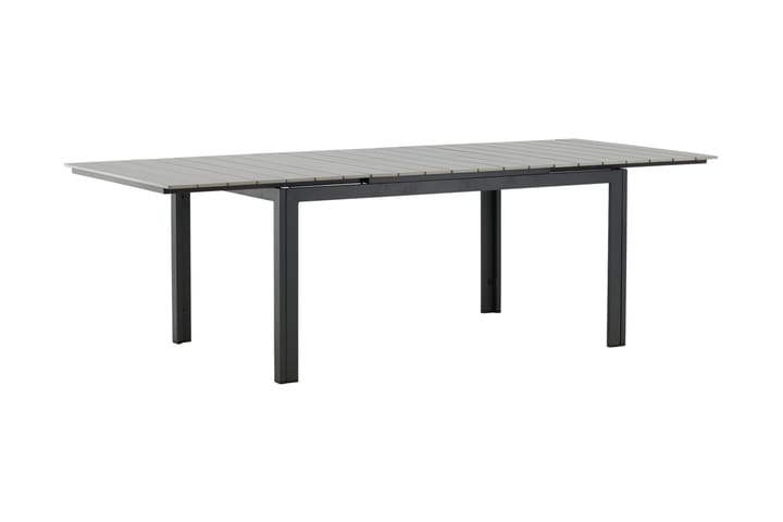 LEVELS Förlängningsbart Matbord 160-240 cm Grå/Svart - Venture Home - Utemöbler - Trädgårdsbord & Utebord - Matbord ute