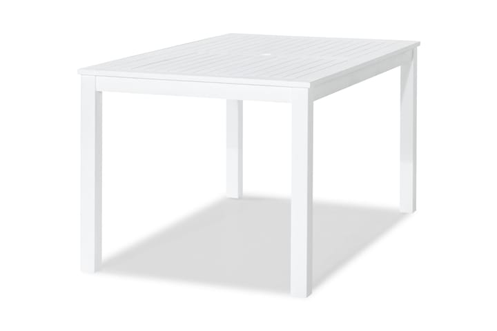 LIDÖ Matbord 150x90 Vitlackerad Akacia - Utemöbler - Utebord - Matbord ute