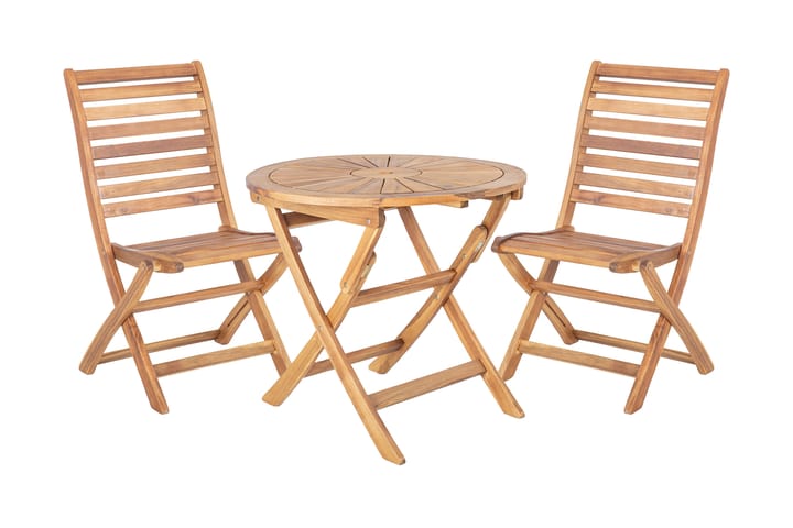 Möbelset CHERRY bord och 4 stolar hopfällbar - Utemöbler - Trädgårdsbord & Utebord - Matbord ute