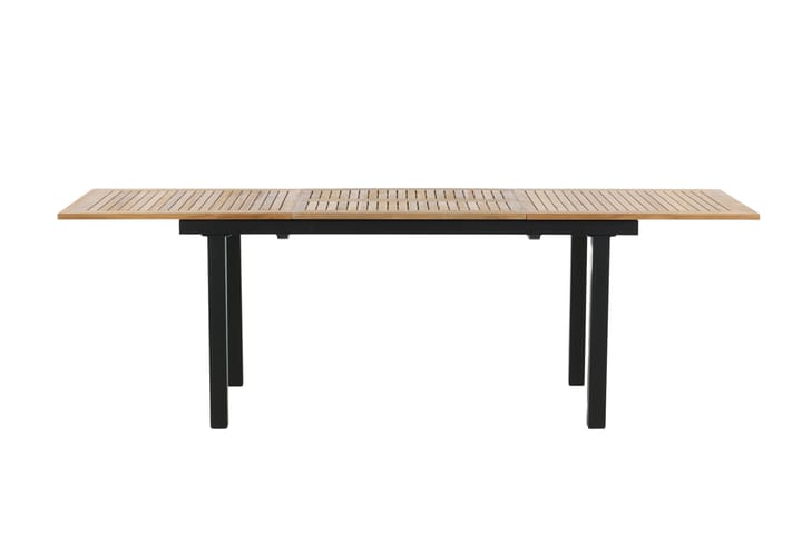 PANAMA Förlängningsbart Matbord 160-240 cm Brun/Svart - Venture Home - Utemöbler - Trädgårdsbord & Utebord - Matbord ute