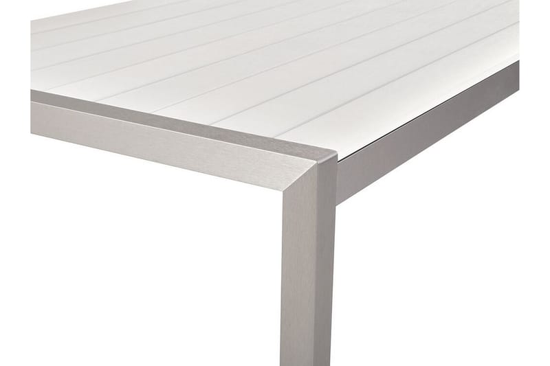 PERETA Matbord 180 cm Vit - Utemöbler - Trädgårdsbord & Utebord - Matbord ute